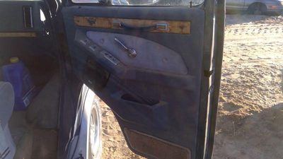 85-96 Chevy G20 Van Passenger Right Front Inside Door Trim Panel Only Oem Blue