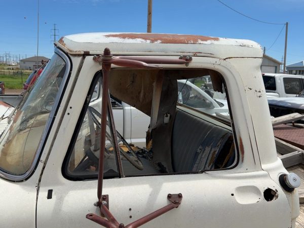 1967-1972 Ford F350 Driver Left Side Mirror Frame Door Mounted Oem — photo 4