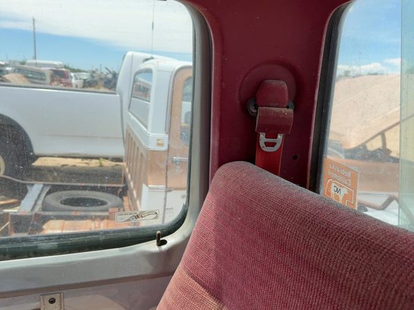 1987-1991 Ford F150 Pickup Passenger Right Rear B-Post Trim Panel Red — photo 3