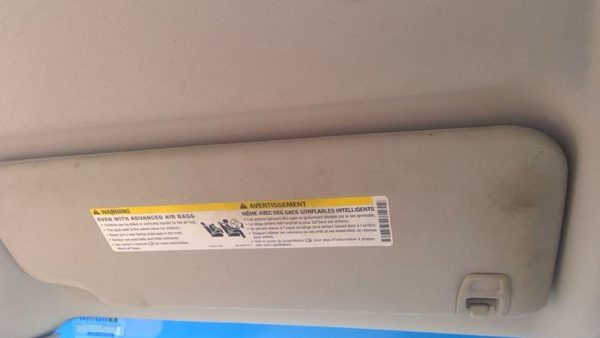 2007-2013 Gmc Sierra 1500 Driver Left Sun Visor Oem Gray 88b 15949692 — photo 1