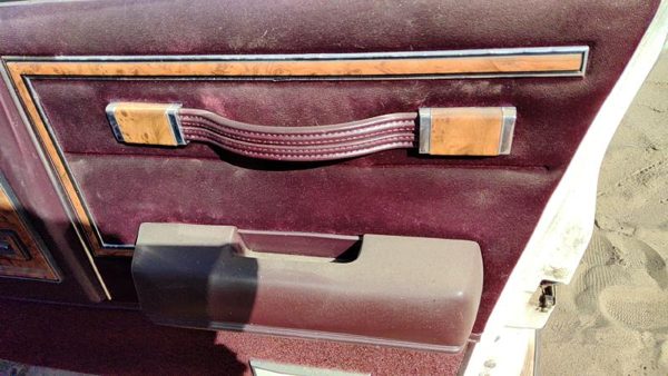 1989 Buick Century Passenger Right Front Inside Door Trim Panel Only Oem Red — photo 3
