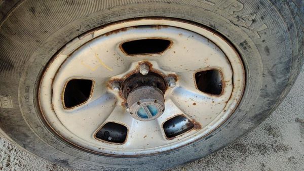 1996-98 Suzuki Sidekick 16' Steel Wheel Oem 5 Hole Factory Rim #4 4321077E0039m — photo 1