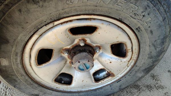 1996-98 Suzuki Sidekick 16' Steel Wheel Oem 5 Hole Factory Rim #4 4321077E0039m — photo 2