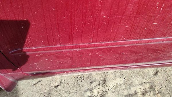 04-06 Nissan Altima Driver Left Front Moulding From Door Oem Trim Strip Red A15 — photo 3