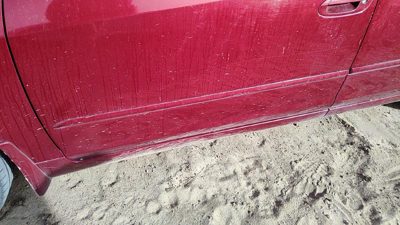 04-06 Nissan Altima Driver Left Front Moulding From Door Oem Trim Strip Red A15