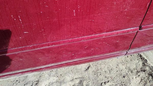 04-06 Nissan Altima Driver Left Front Moulding From Door Oem Trim Strip Red A15 — photo 6