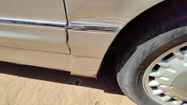 97-05 Park Ave Ultra Passenger Right Moulding From Fender Oem Trim Strip Silver — photo 4