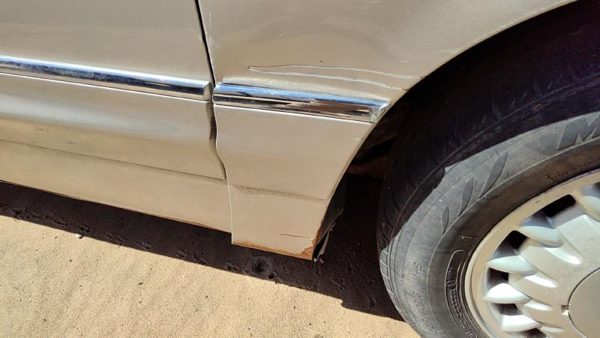 97-05 Park Ave Ultra Passenger Right Moulding From Fender Oem Trim Strip Silver — photo 5