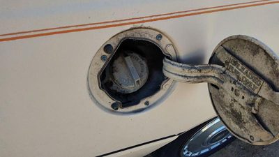 1984-1994 Ford Tempo Fuel Filler Neck Assembly With Gas Cap Oem