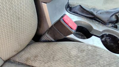 2008-2011 Ford Focus Passenger Right Front Seat Belt Buckle Receiver Oem Gray Gs