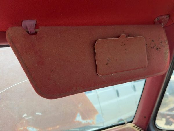 1987-1991 Ford F150 Passenger Right Sun Visor Oem Red — photo 4