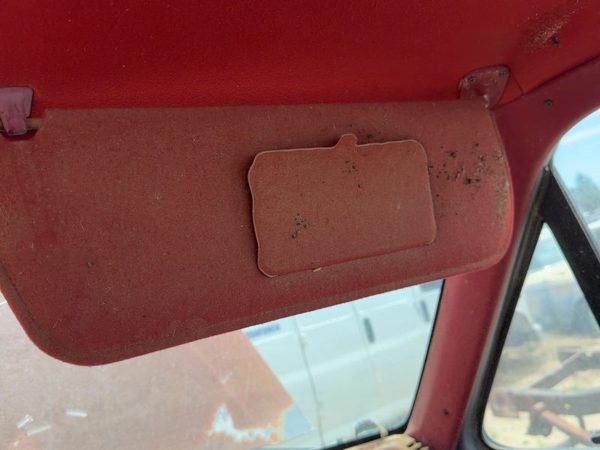 1987-1991 Ford F150 Passenger Right Sun Visor Oem Red — photo 3