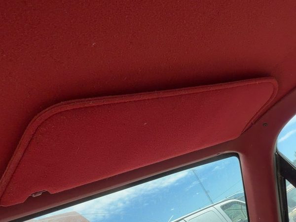 1987-1991 Ford F150 Passenger Right Sun Visor Oem Red — photo 5
