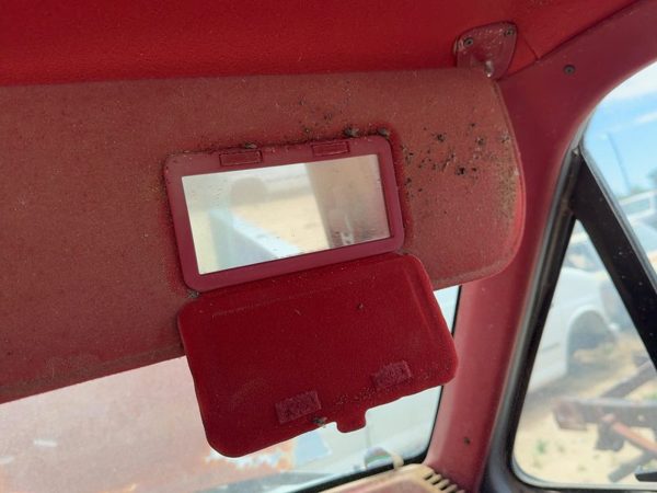 1987-1991 Ford F150 Passenger Right Sun Visor Oem Red — photo 2