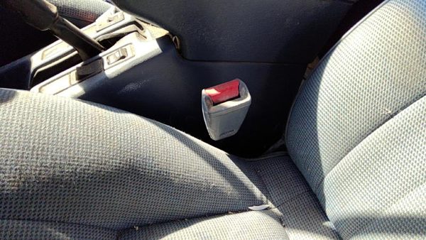 92-95 Nissan Pathfinder Driver Left Front Seat Belt Buckle Receiver Oem Blue — photo 4