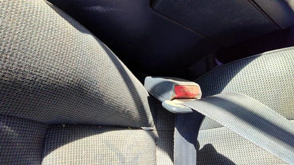 92-95 Nissan Pathfinder Driver Left Front Seat Belt Buckle Receiver Oem Blue — photo 8