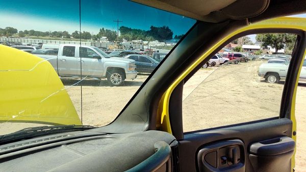 02 Express Van 2500 Passenger Right A Pillar Trim Windshield Post Panel 69W Gray — photo 2