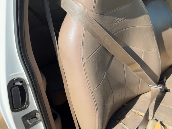 99-01 Ford F150 Passenger Right Front Seat Belt Retractor Oem Shoulder Tan Ex — photo 2
