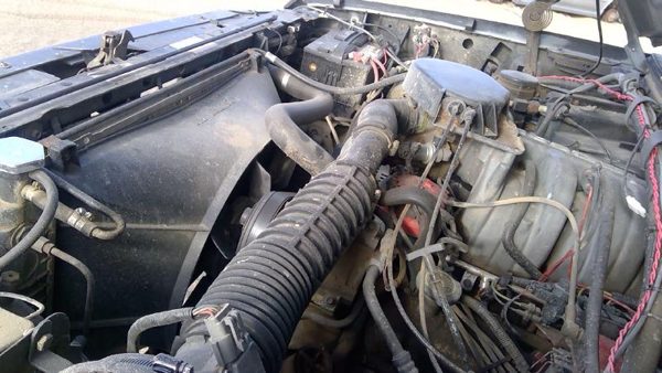 1995 Ford Bronco Air Intake Tube Resonator Pipe Elbow Rubber Hose Snorkel 5.0L — photo 4