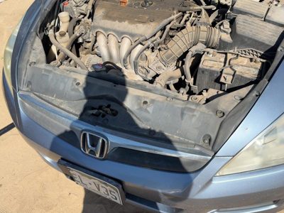 2003-2007 Honda Accord Top Plastic Cover Above Radiator Support Sight Shield Oem