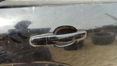 07-09 Grand Vitara Xl-7 Passenger Right Rear Outside Door Handle Oem Back Black