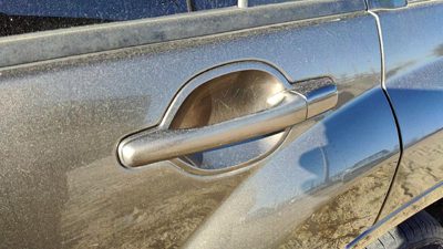 2004-11 Endeavor Driver Left Rear Outside Door Handle Oem Back C04 Mineral Beige
