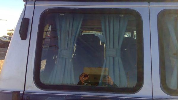 1971-1995 Chevy G20 Van Driver Left Back Glass Rear Window Only Lift Gate Hatch — photo 7