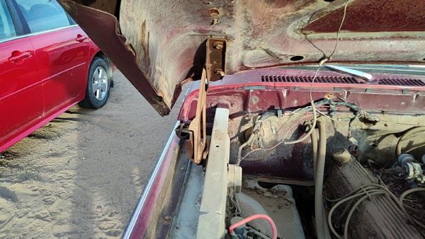 1975-1979 Ford F150 Passenger Right Hood Hinge Oem Maroon D3tz16796a — photo 2