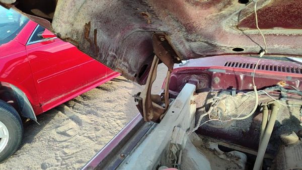 1975-1979 Ford F150 Passenger Right Hood Hinge Oem Maroon D3tz16796a — photo 4