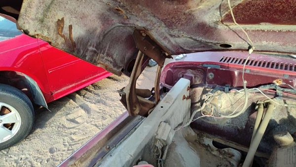 1975-1979 Ford F150 Passenger Right Hood Hinge Oem Maroon D3tz16796a — photo 1