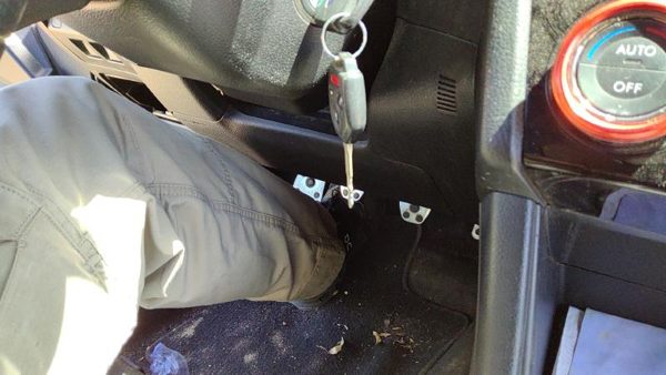16-21 Wrx Lower Dash Under Column Knee Bolster Trim Panel Cbl30 Carbon Black — photo 6