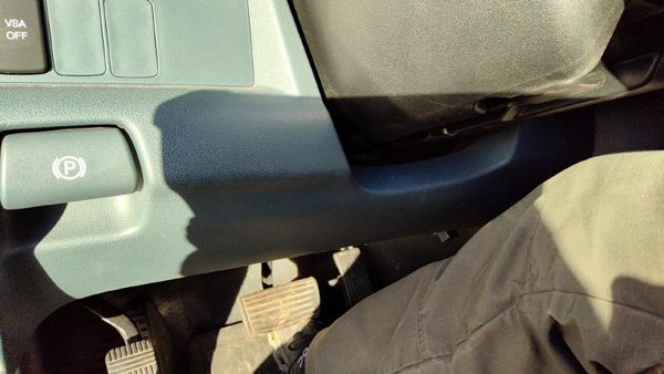 09-15 Honda Pilot Lower Dash Under Column Knee Bolster Trim Panel Gray/Blue Gr — photo 5