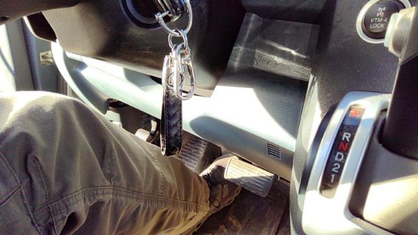 09-15 Honda Pilot Lower Dash Under Column Knee Bolster Trim Panel Gray/Blue Gr — photo 7