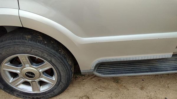 2003 Lincoln Aviator Passenger Right Rear Moulding From Door Back Trim Silver Jp — photo 2