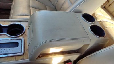 2007-2008 Lincoln Navigator Center Console Lid Only Oem Arm Rest Fold Down Tan