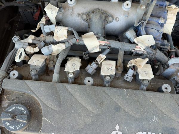 06-12 Mitsubishi Eclipse Complete Fuel Rail With Injectors Set Loaded Oem 2.4L — photo 4