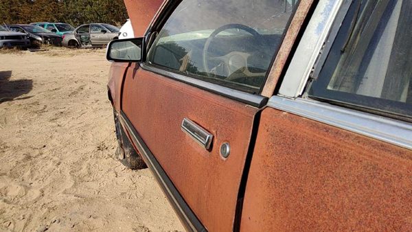 1985 Pontiac Sunbird Front Door LH 2DR Man Wnd Brown 20717780 — photo 3