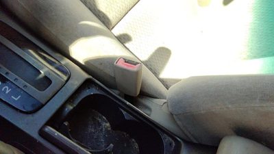 02-03 Toyota Camry Passenger Right Front Seat Belt Buckle Receiver Oem Taupe 43