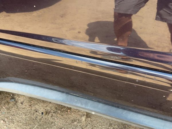 05-09 Equinox Driver Left Front Moulding From Door Trim Strip Black Amethyst 71U — photo 2
