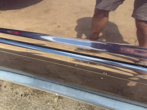 05-09 Equinox Driver Left Front Moulding From Door Trim Strip Black Amethyst 71U — photo 4
