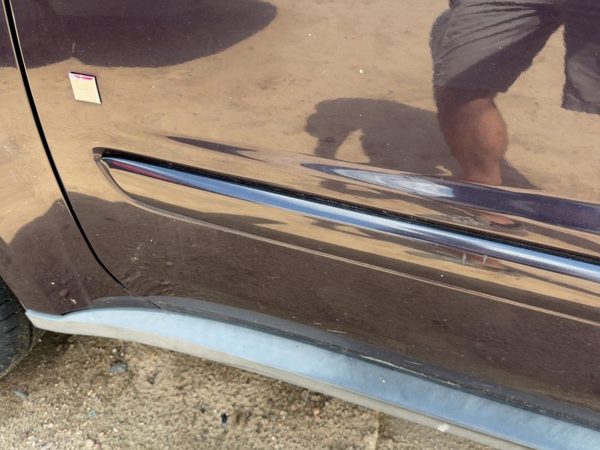 05-09 Equinox Driver Left Front Moulding From Door Trim Strip Black Amethyst 71U — photo 5