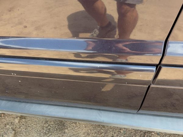 05-09 Equinox Driver Left Front Moulding From Door Trim Strip Black Amethyst 71U — photo 3