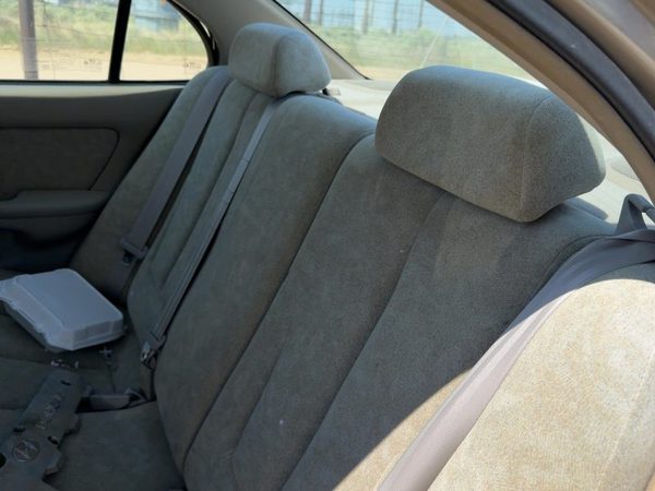 02 Elantra Complete Set Rear Seat Belts Retractor Buckle Left Right Back Gray Ze — photo 3