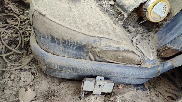 1953-1954 Chevy Bel Air 150 Sedan Driver Left Side Seat Trim Panel Oem — photo 7