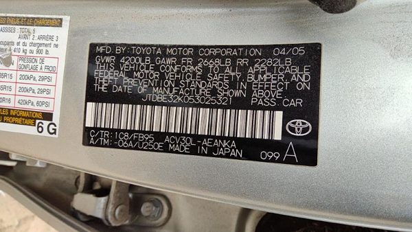 2005 Toyota Camry — vehicle photo 6
