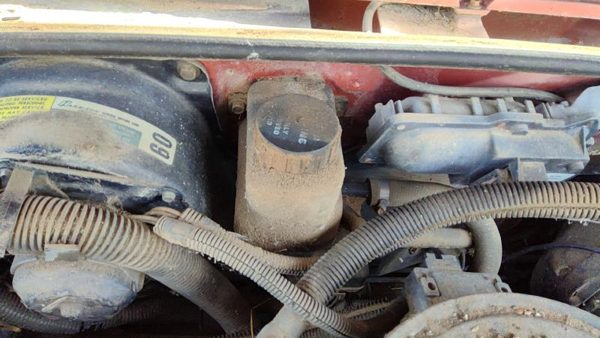 1985-1986 Pontiac Sunbird Power Steering Fluid Remote Reservoir Tank Oem 1.8L — photo 1