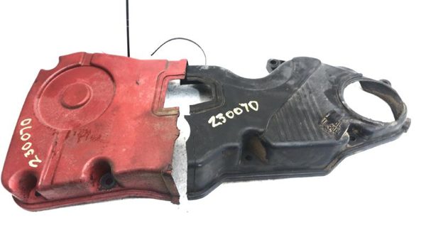 1997-2008 Hyundai Tiburon 2.0L Upper And Lower Timing Cover Set Pair Oem — photo 1