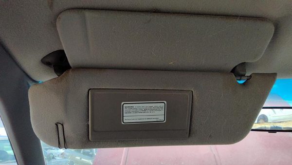1991-1994 Ford Explorer Driver Left Sun Visor Oem Gray — photo 2