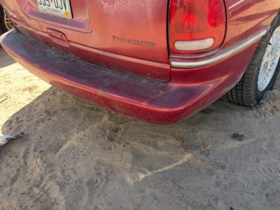 96-00 Town & Country Rear Bumper Cover Assembly Oem Back Candy Apple Red Ph2