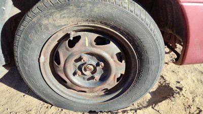 1994-1997 Ford Aspire 13 Steel Wheel Oem Factory Rim #1 F4bz1007a